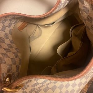 Louis Vuitton Artsy MM Damier Azur with felt - like NEW